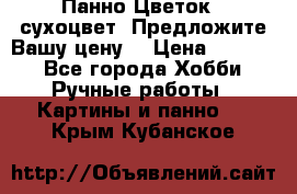 Панно Цветок - сухоцвет. Предложите Вашу цену! › Цена ­ 4 000 - Все города Хобби. Ручные работы » Картины и панно   . Крым,Кубанское